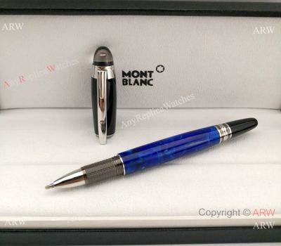 Wholesale Copy Mont Blanc Starwalker Blue Marble Rollerball pen Gift Pen
